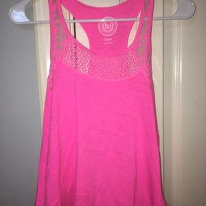 Pink tank top from Kohl’s
